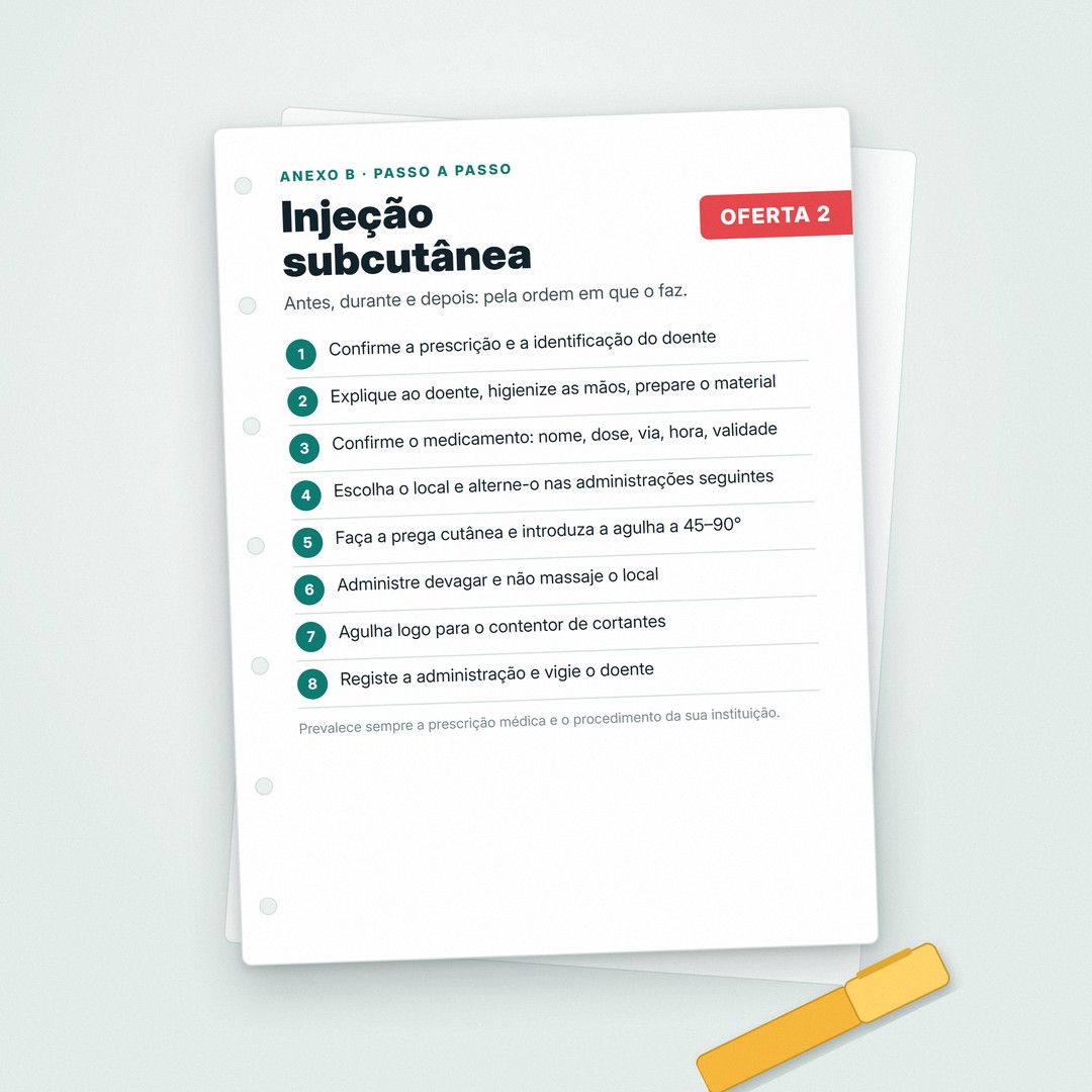 12 procedimentos passo a passo